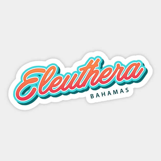 Eleuthera Bahamas Sticker by Ge6_Stickers